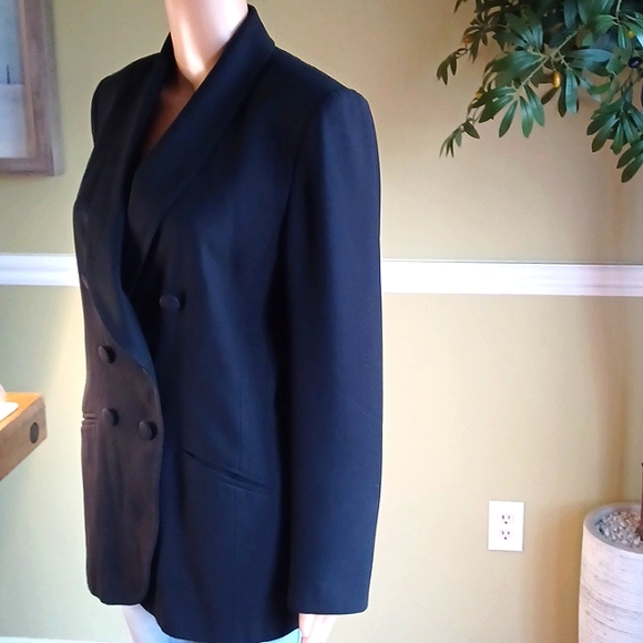 Kasper Double Breasted Blazer, Size 8 - Picture 5 of 10